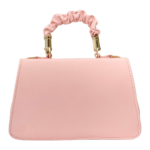 Pink solid designer sling bag
