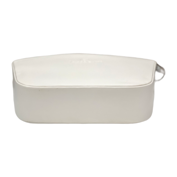 White solid graceful sling bag
