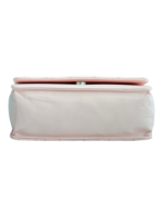 Pink embroidered sling bag