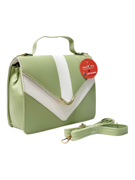 Green stylish sling bag