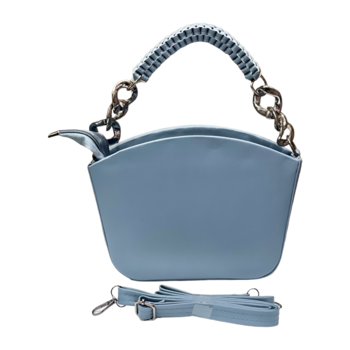 Grey solid graceful sling bag