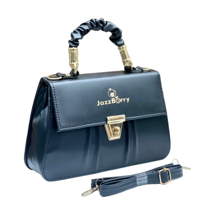 Black solid ravishing sling bag